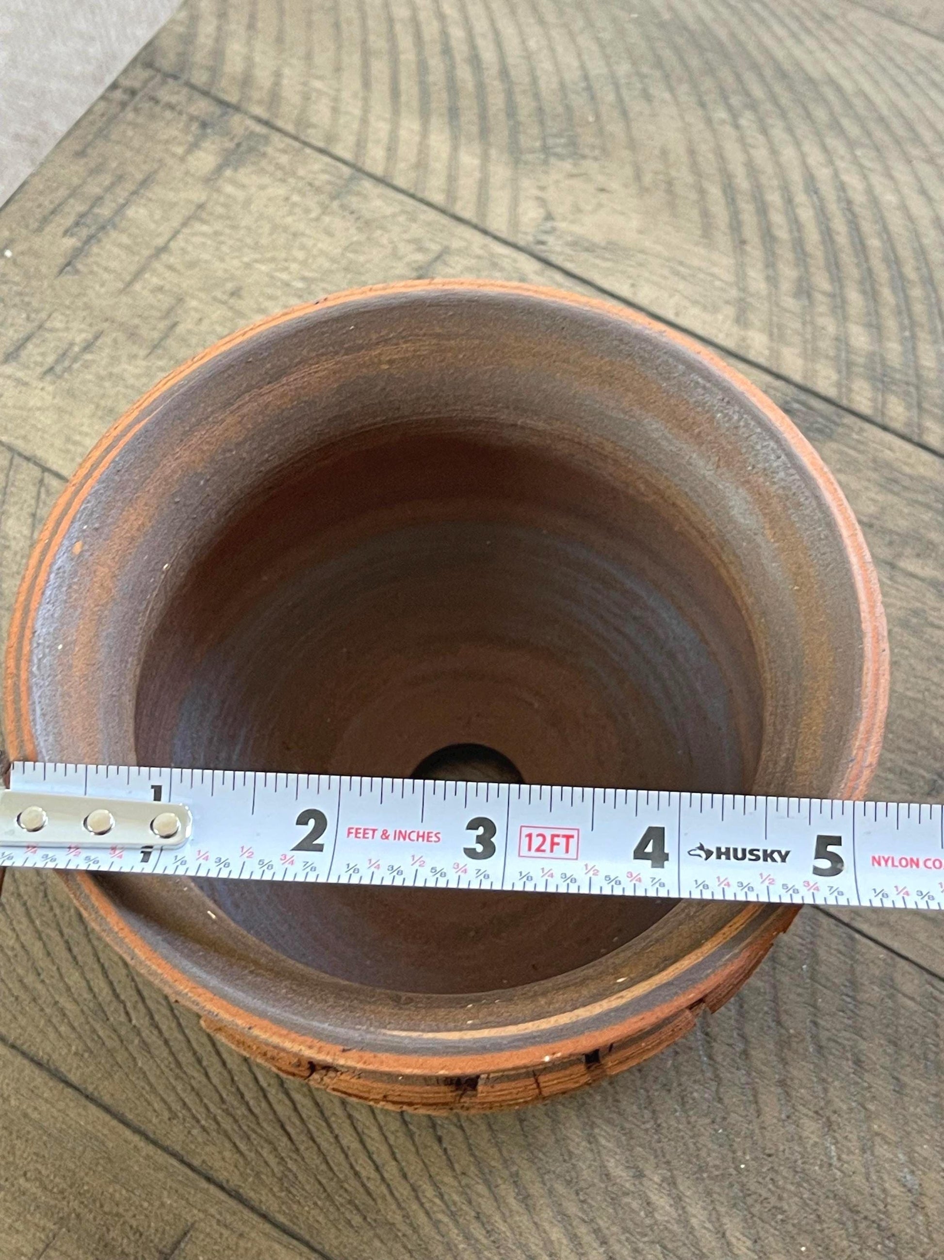 Handmade Pottery with Drainage Holes | Planter